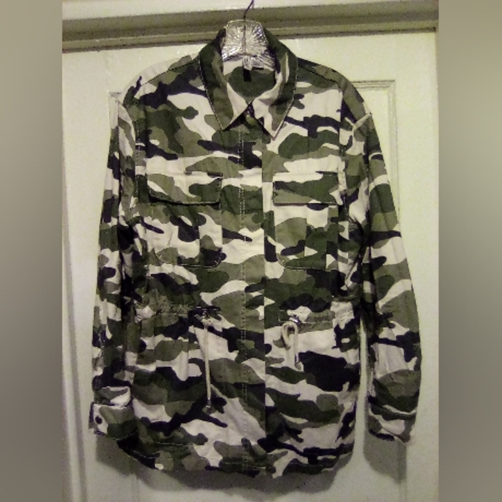 "DIVIDED" KOOL COTTON CAMOUFLAGE JACKET